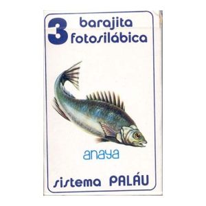 Barajita Fotosilabica Sistema Palau Anaya 3 1981 Heraclio fournier Serie nostalgia naipe 11