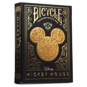 Bicycle Disney Mickey Mouse Black and Gold Inspired Playing Cards Baraja poker