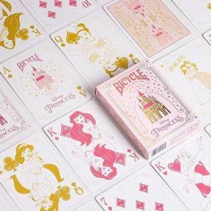 Bicycle Disney Princess Pink Navy playing cards Baraja poker princesas