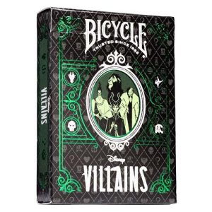 Bicycle Disney Villains Purple Green Playing cards baraja poker villanos