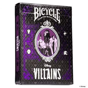 Bicycle Disney Villains Purple Green Playing cards baraja poker villanos