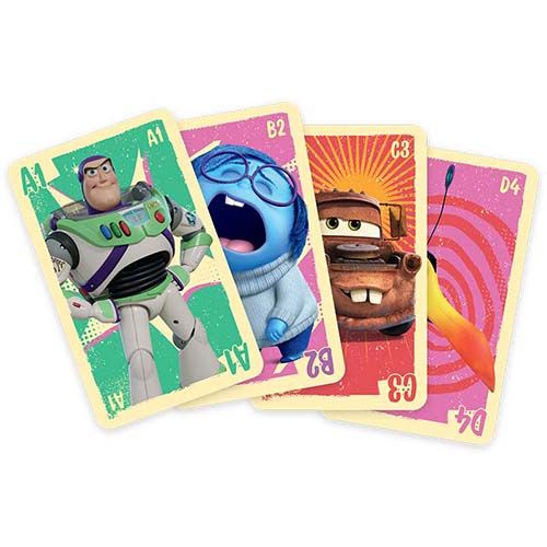 Pixar Disney Baraja Cartamundi 4 juegos en 1 Shuffle Fournier ...