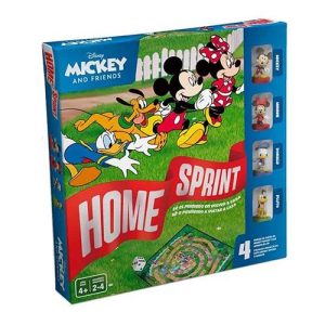 Home Sprint Mickey Mouse Friends Juego Oca Figuras Minnie Pluto Pato Donald