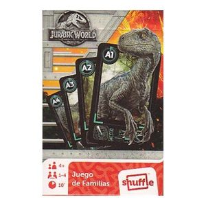 Jurassic World Cartamundi Shuffle Parque jurasico Juego familias