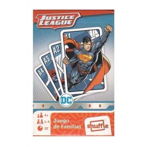 Justice League DC Comics Cartamundi Shuffle Liga justicia Juego familias
