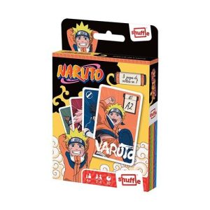 Naruto Manga Shuffle Cartamundi Baraja infantil 3 juegos