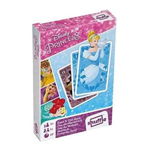Princess Princesas Disney Cartamundi Shuffle Baraja infantil Cuartetos