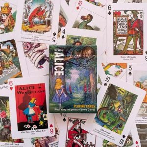 The art of Alice in Wonderland poker playing cards Baraja poker