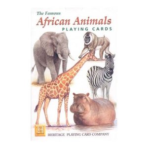 African Animals playing cards Heritage Animales africanos Africa