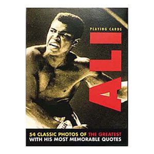 Ali Muhammad playing cards Boxeo Piatnik Baraja poker Deporte