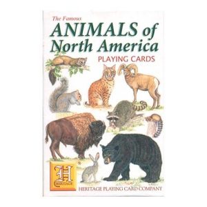 Animals of North America playing cards Heritage animales norte
