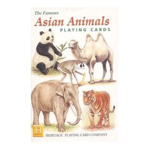 Asian Animals playing cards Heritage Animales Asia