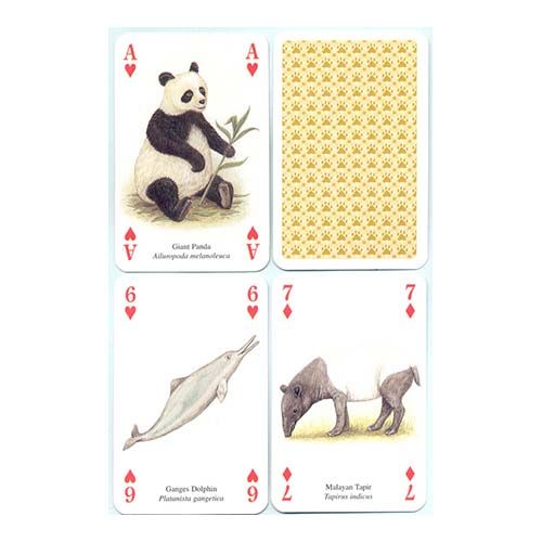 Asian Animals playing cards Heritage Animales Asia