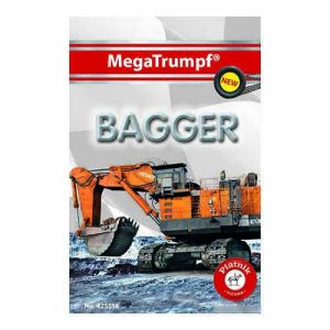 Bagger Megatrumpf Piatnik playing cards Excavadoras baraja cartas infantil 11