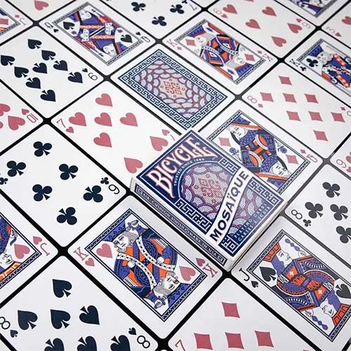 Bicycle Mosaique poker deck playing cards Baraja mosaico