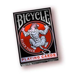 Bicycle black tiger revival edition playing cards poker deck baraja magia