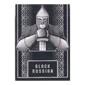 Black Russian playing cards Piatnik Poker Rusia baraja cartas