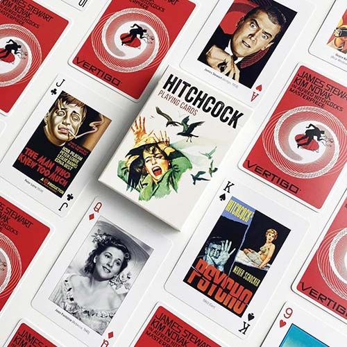 Hitchcock Alfred playing cards Piatnik Baraja poker cartas Cine