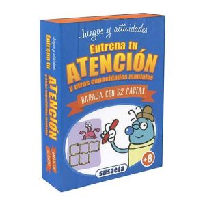 Juegos y Actividades Entrena tu Atencion y otras capacidades mentales Baraja con 52 cartas Editorial Susaeta 11
