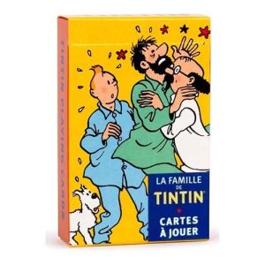 La famille de Tintin Cartes a jouer Cartamundi poker playing cards baraja cartas naipe comic
