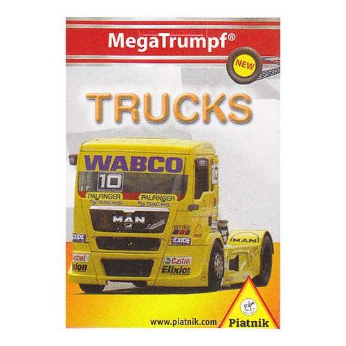 Megatrumpf Trucks playing cards Piatnik Camiones baraja cartas cuartetos tecnicos 11