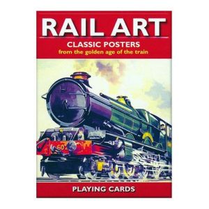 Rail art classic posters Train playing cards Piatnik poker baraja cartas trenes