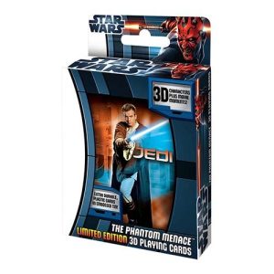 Star Wars Episode I The phantom menace 3D limited edition playing cards Cartmundi porker Tin box