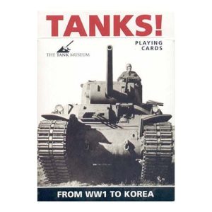 Tanks from ww1 to Korea playing cards Piatnik poker