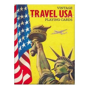Vintage Travel USA playing cards Piatnik poker baraja cartas Estados Unidos viajar 11