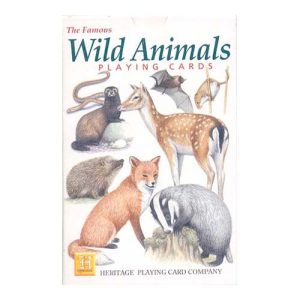 Wild Animals playing cards Heritage Animales salvajes