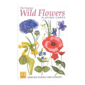 Wild flowers playing cards Heritage Baraja poker flores silvestres