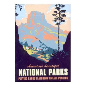 America National parks playing cards Piatnik vintage posters poker baraja cartas parques nacionales 11