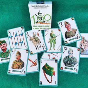 Baraja legionaria Legion 100 años Centenario España española Cartas Naipe Edicion limitada