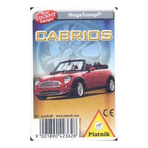 Cabrios cars Megatrumpf Piatnik Quartets playing cards Baraja cuartetos coches 11