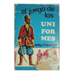 El juego de los Uniformes militares ersa ediciones recreativas baraja cartas familias 1970
