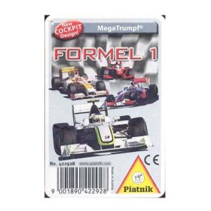 Formel 1 Formula Megatrumpf piatnik playing cards quartets Cuartetos formula 1 baraja blanco 11