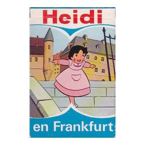 Heidi en Frankfurt baraja infantil Heraclio Fournier 1976 Familias 11