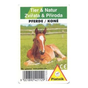 Horses playing cards Piatnik Quartets baraja infantil caballos cuartetos 11