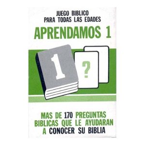 Juego Biblico todas edades Aprendamos 1 170 preguntas respuestas Naipes Comas Trivial Baraja cartas 11
