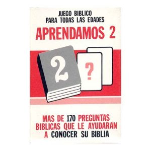 Juego Biblico todas edades Aprendamos 2 170 preguntas respuestas Naipes Comas Trivial Baraja cartas 11