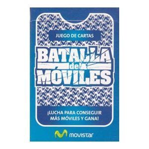 Juego de cartas Batalla de Moviles Movistar Telefonica baraja naipe 11