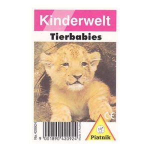 Kinderwelt Tierbabies Piatnik cards baraja infantil animales cachorros 11