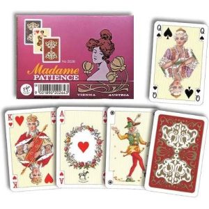 Madame patience 2 x 55 playing cards Piatnik Solitaire barajas poker cartas solitarios 11