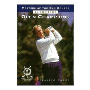 Masters of the world St Andrews Open Champions Golf playing cards Piatnik Baraja poker deporte naipe blue 11