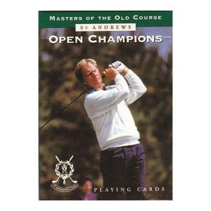 Masters of the world St Andrews Open Champions Golf playing cards Piatnik Baraja poker deporte naipe green 11