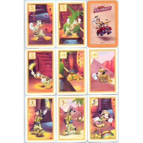 Mickey adventures Disney piatnik cards memory pairs baraja infantil parejas memoria 12