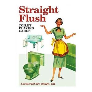Straight flush toilet playing cards Piatnik poker baraja cartas Aseo wc 11
