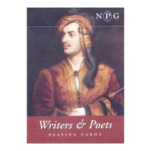 Writers and poets playing cards Piatnik Baraja poker escritores poetas Shakespeare Dickens 11