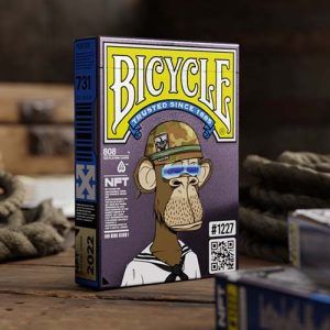 Bicycle Bored Ape NFT tokens blockhain Ethereum Crypto Monkey playing cards Baraja poker Mono criptomonedas 11
