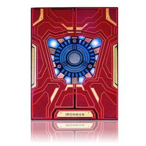 Iron Man Civil war MK 46 paper playing cards Led lights cardmagia baraja poker cartas luces